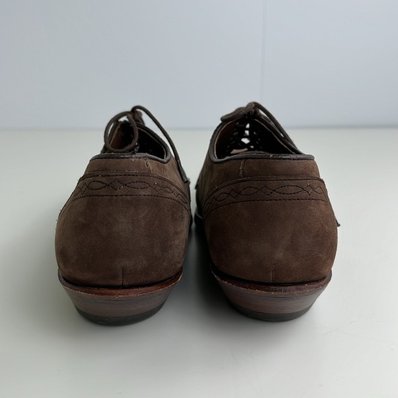 Sena Cowgirl Shoes Leather Pointy Made in Spain Brown EU 38 - Picture 7 of 17